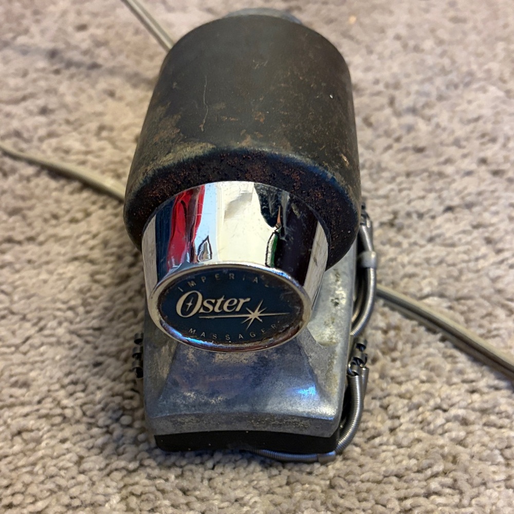 Oster Imperial Massager in Black and Silver